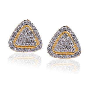 Moonlight Sparkling AD Studs Earrings