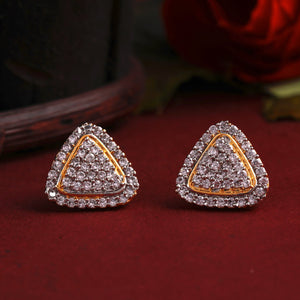 Moonlight Sparkling AD Studs Earrings