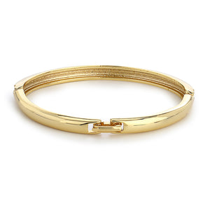 Gold Tone Plated White Stone Kaada Bracelet For Womens