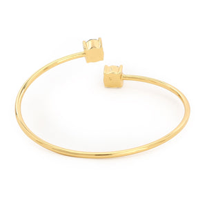Estele Green Stone Bangle Modal Bracelet For women