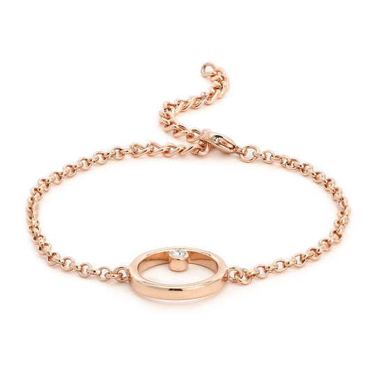Estele Polaris Rose Gold Bracelet Using Austrian Stones