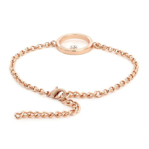 Estele Polaris Rose Gold Bracelet Using Swarovski Stones