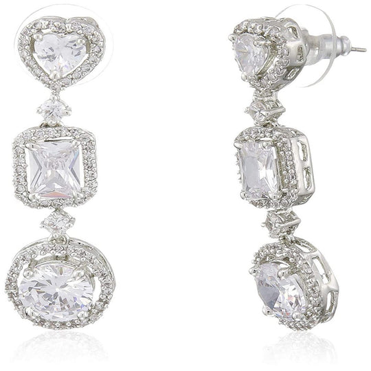 Estele Crystal Earrings for Girls and Women for women