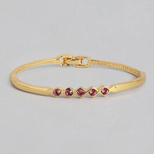 Estele  Gold Plated Studded  Bracelet for women