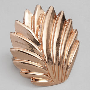 Fashion Rose gold Plated modern Cacti Ring for Women