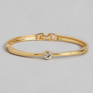 Estele Gold Plated Solitaire Studded Bracelet for women