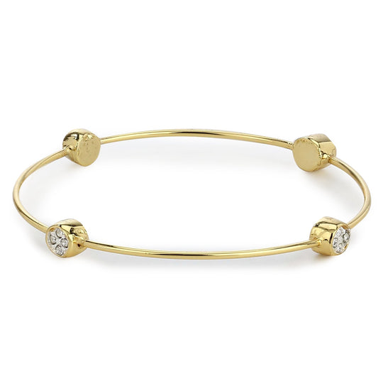 Estele White Austrian Crystal Stone Bracelet for women