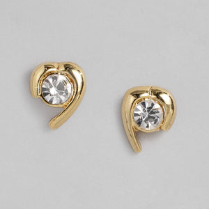 Estele - 24 KT Gold plated Pendant Set with American Diamonds for Women