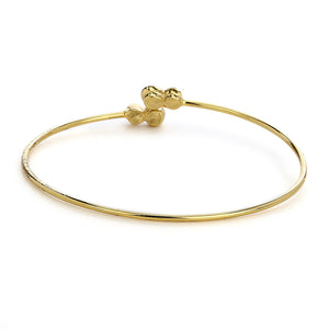 Gold Plated White Stone Bracelet For Womens