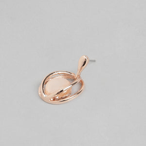 Estele - 24 CT Rosegold Plated Shell Pendent Set for women