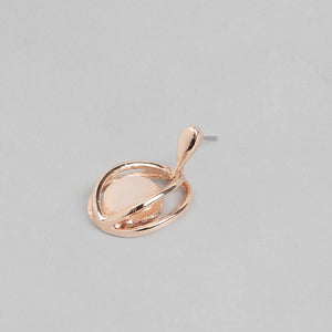 Estele - 24 CT Rosegold Plated Shell Pendent Set for women