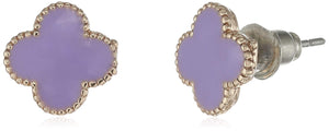 Estele Valentines Day Earrings For Women Multicolour Gold Plated Stud Earrings Set Valentine Day Gift