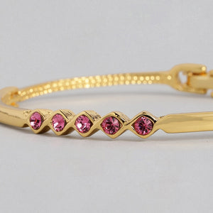 Estele  Gold Plated Studded  Bracelet for women