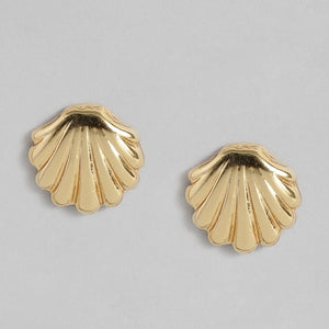 Modern Gold plated Atlantic bay shell Necklace