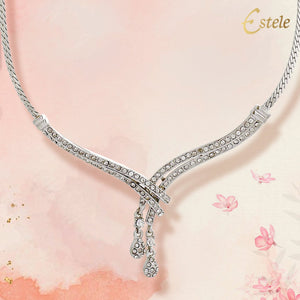 Stylish Rhodium plated Classic Medley Necklace