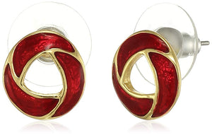 Estele Valentines Day Special Earrings For Gift Stud Earrings For Girls & Women(VOILET,PINK&RED)