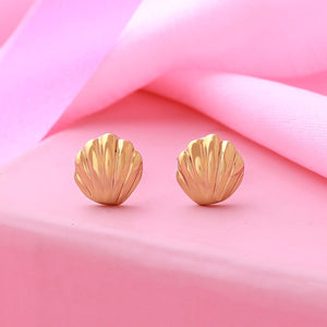 Estele  Gold Plated Diamond Nakshatra Stud Earrings for women
