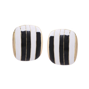 Estele - Piano enamel Gold Plated Necklace Set For Women
