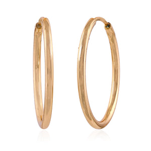 Trendy Fashion Gold Plated Party Wear Hoop Earrings