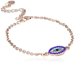 Estele - Evil Eye Pendant & Bracelet Combo Set For Girls & Women