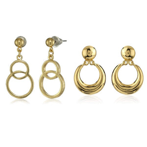 Estele Valentines Day Gift For Wife/Girl Firend Special Combo Hoop Earrings For Girls & Women