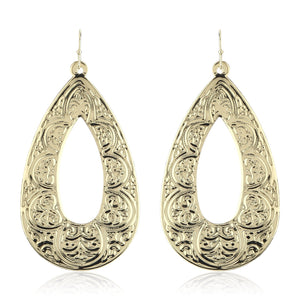Gold Plated Drop Earrings