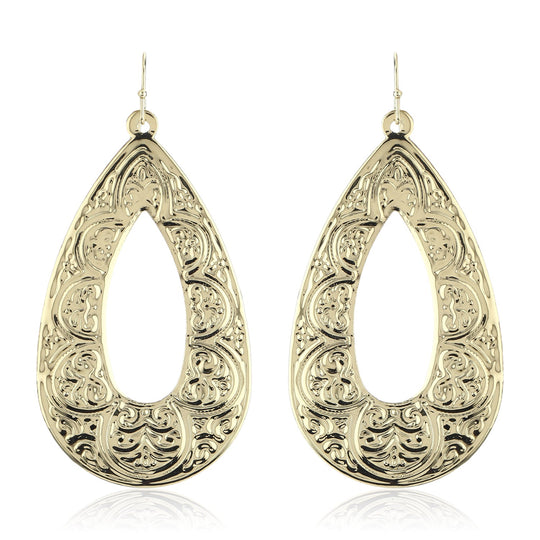 Gold Plated Drop Earrings