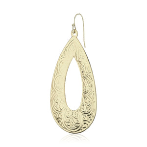 Gold Plated Drop Earrings