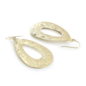 Gold Plated Drop Earrings