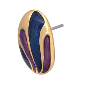 Estele Stylish Fancy Party Wear Gold Plated Studs Earrings For Women