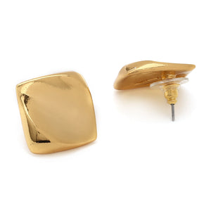 Gold Tone Diamond Modal Studs