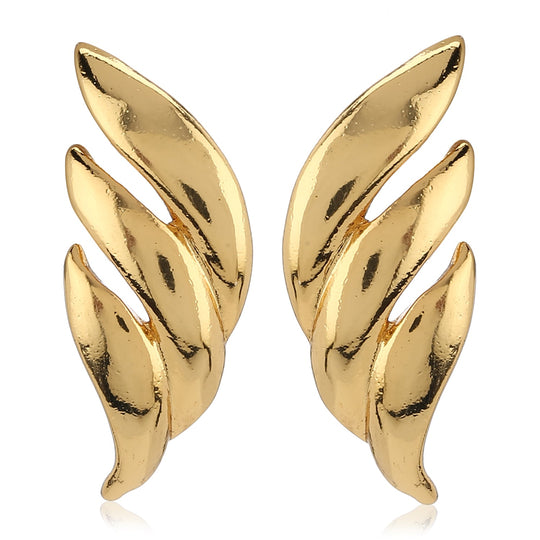 Gold tone Fancy Stud Earrings