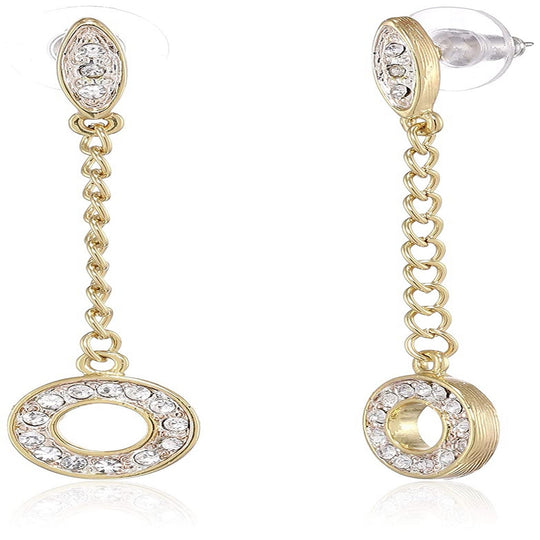 Estele  Gold Plated  coin Dangle Earrings for women