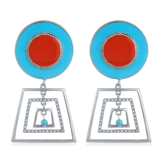 Colourful Geometric Earrings