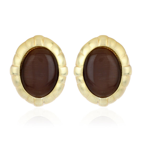 Vintage Chocolate Studs