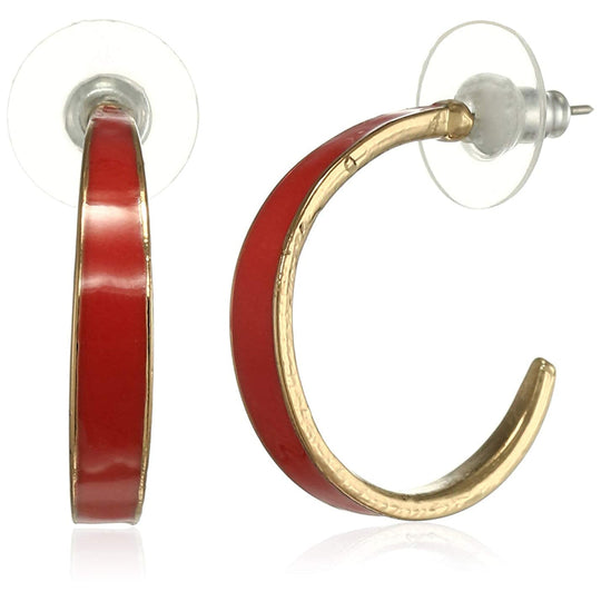 Estele   Gold Plated Hoop Earrings for Girls & Women