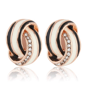 Estele Earrings Jewellery Gifts For Valentines Day (VOILET & WHITE)