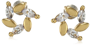 Estele Valentines Day Gift For Wife Gold Plated Stud Earrings For Girls & Women