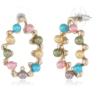 Estele Multi color stud latest collection earrings for women