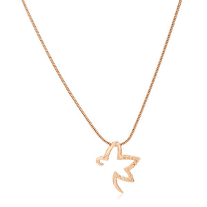 ESTELE RISING STAR ROSE GOLD PENDANT SET