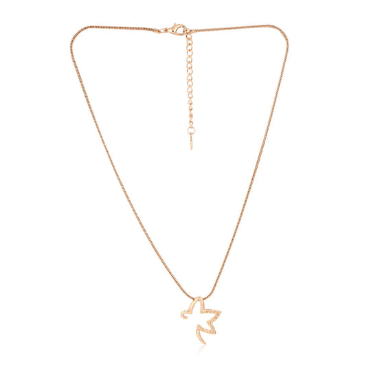 ESTELE RISING STAR ROSE GOLD PENDANT SET
