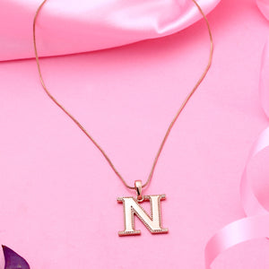 Estele - Charm "N" Rosegold plated Pendant