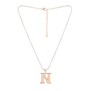 Estele - Charm "N" Rosegold plated Pendant