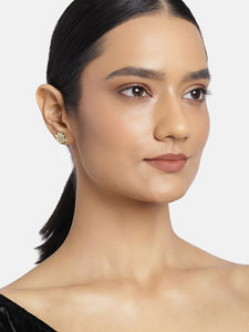 Estele Valentines Day Gifts For Girlfriend Gold Plated Stud Earrings Combo