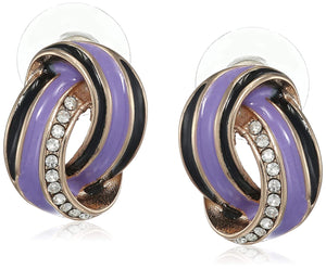 Estele Earrings Jewellery Gifts For Valentines Day (VOILET & WHITE)