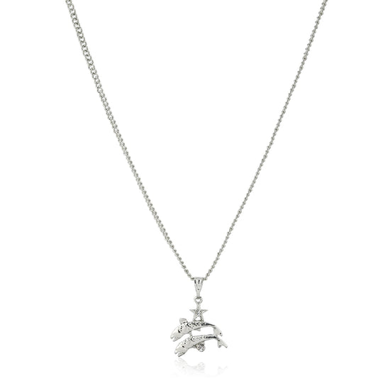 Pisces Zodiac Sign Pendant