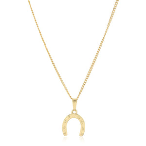 Estele - Gold plated Lucky Ankle Pendant