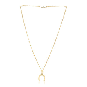 Estele - Gold plated Lucky Ankle Pendant