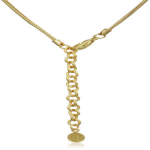 Estele - NOOR Ruby 24 KT Gold plated Necklace Set