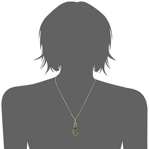 Estele 24 Kt Gold Plated Eiffel Chain Necklaces  for women